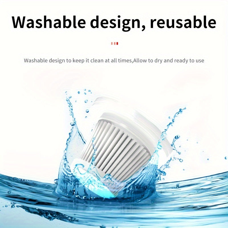 Kuchli vakuumli avtomobil, kuchli so'rish, chuqur tozalash imkoniyatlari va toza avtomobil uchun portativ 12V ishlash.