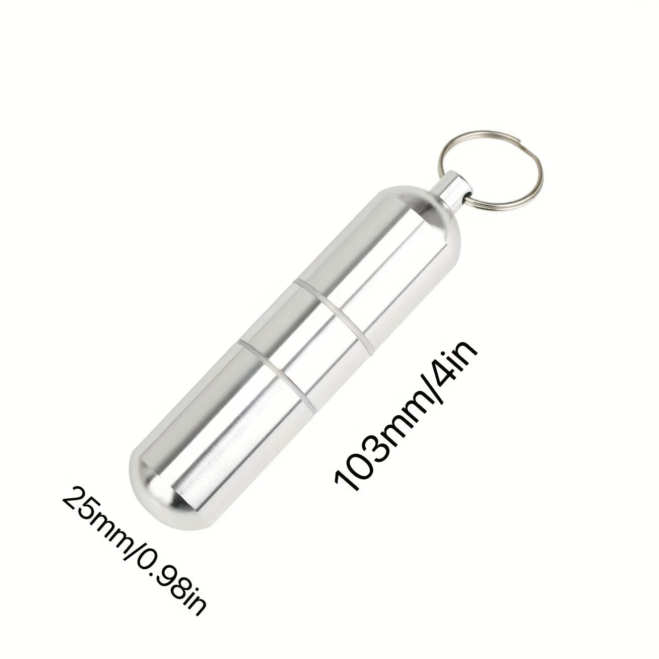 Men Aluminum Alloy Cigarette Case Waterproof Portable Gift