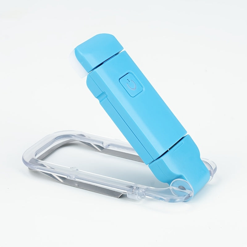 Dimmable LED Clip-On Book Reading Light Touch Control Warm White Eye Protection Tabletop Lamp