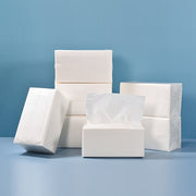 300 Sets of 10 Raw Wood Pulp Paper Napkins for Catering White Package