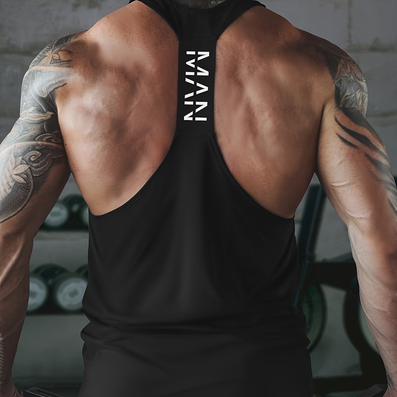 Men's Breathable Sleeveless Fitness Tank Top for Casual Training Summer