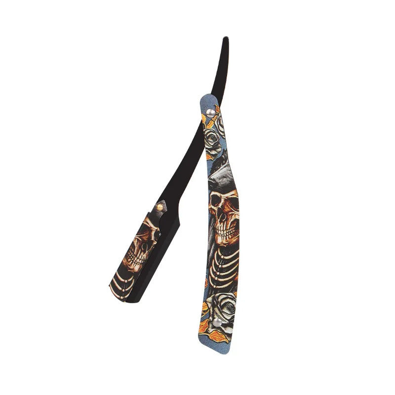 Мужской стальной прямой бритва профессиональный складной триммер для стрижки волос парикмахера