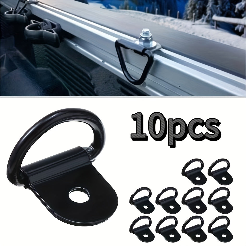 4/10 dona zanglamaydigan po'latdan D-shakl tortib olish uchun qulfni mahkamlash uchun ankalar, yuk halqalar, avtoulovlar uchun