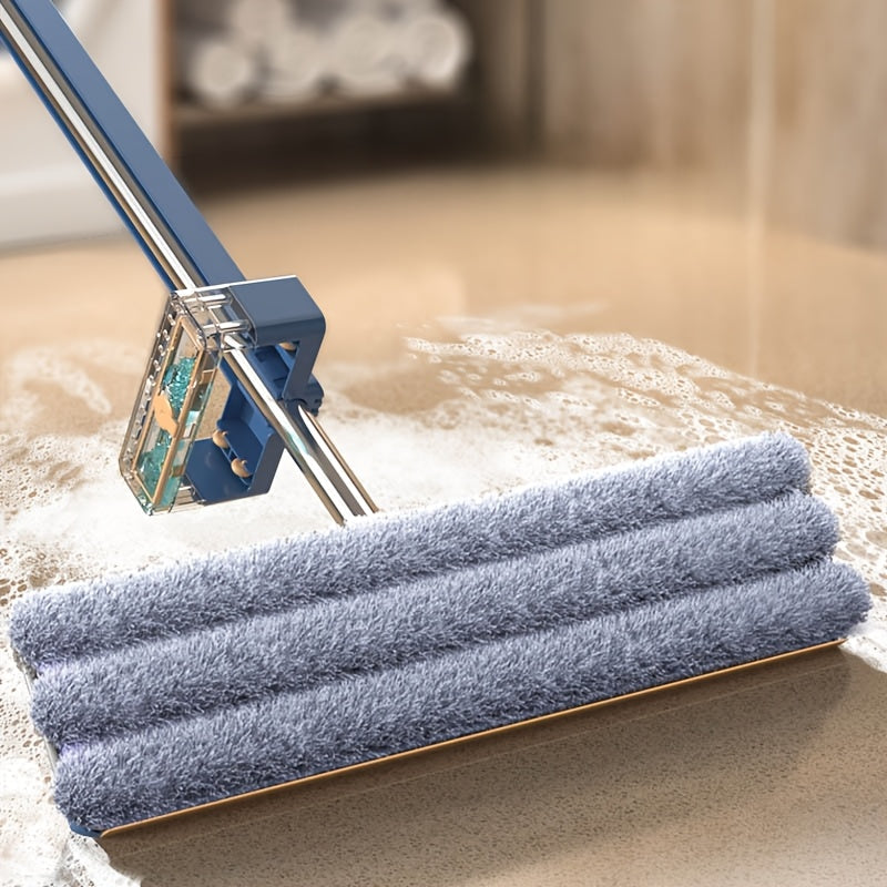 Hands-Free 360° Rotating Microfiber Mop and Bucket Set for Pet Hair Removal