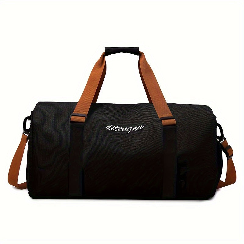 2024 Sports Duffel Bag with Wet Dry Separation Polyester Gym Travel Yoga Fitness Multi-Color