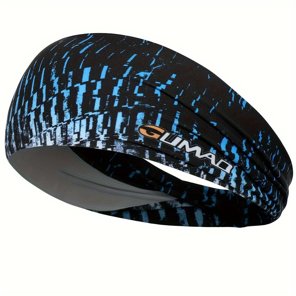 Elastic Headband for Running Yoga Tennis Cycling Sweat-Absorbing Breathable Fitness