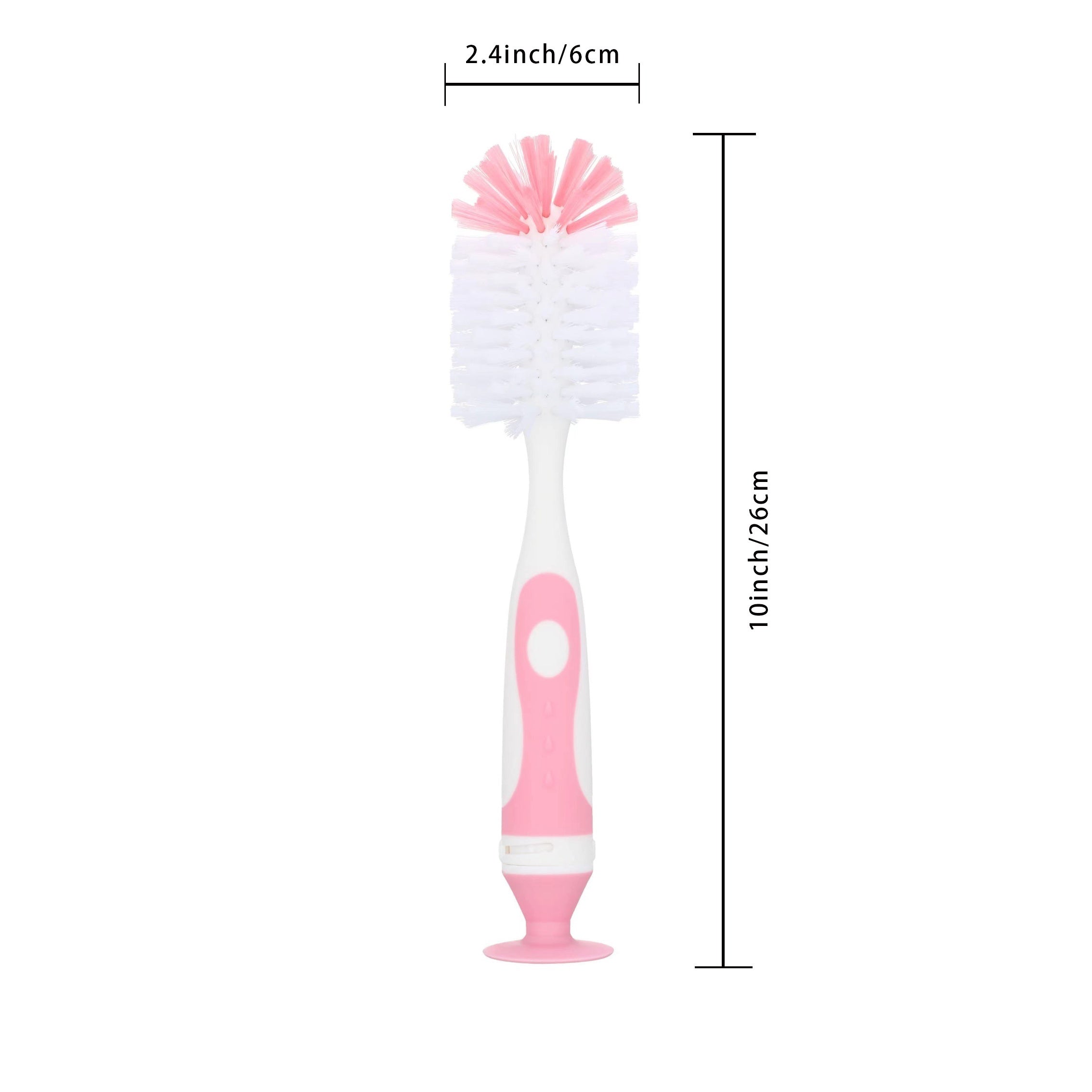 2-in-1 Bottle Brush Set with Stand and Nipple Brush for Daily Cleaning