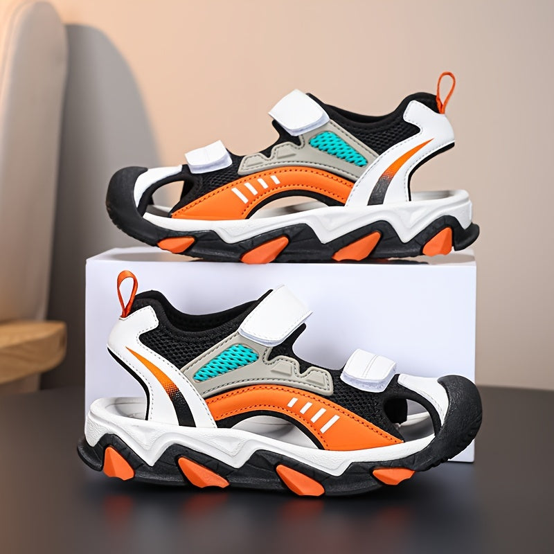 Kids Boys Sport Sandals Breathable Lightweight Non-Slip Casual Outdoor Shoes