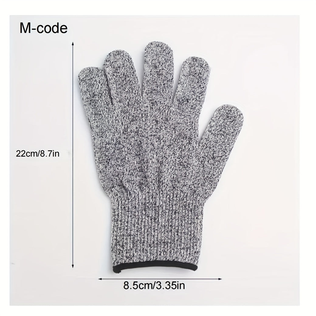 Unisex Cut-Resistant Gloves Food Preparation Kitchen Hand Protection