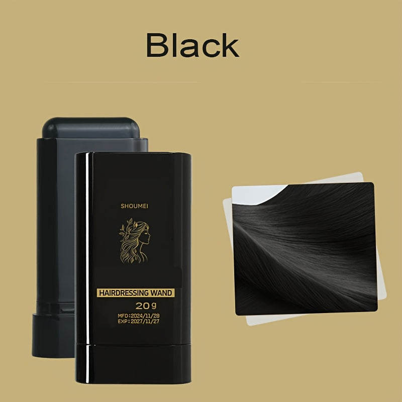 Barra de tinte para cabello portátil para cobertura rápida de canas, duradera y de fácil aplicación