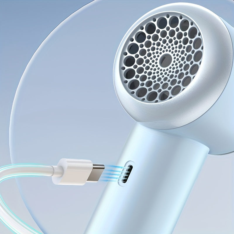 Portable Handheld Mini Plastic Fan with Adjustable Speed for Travel and Outdoor Use