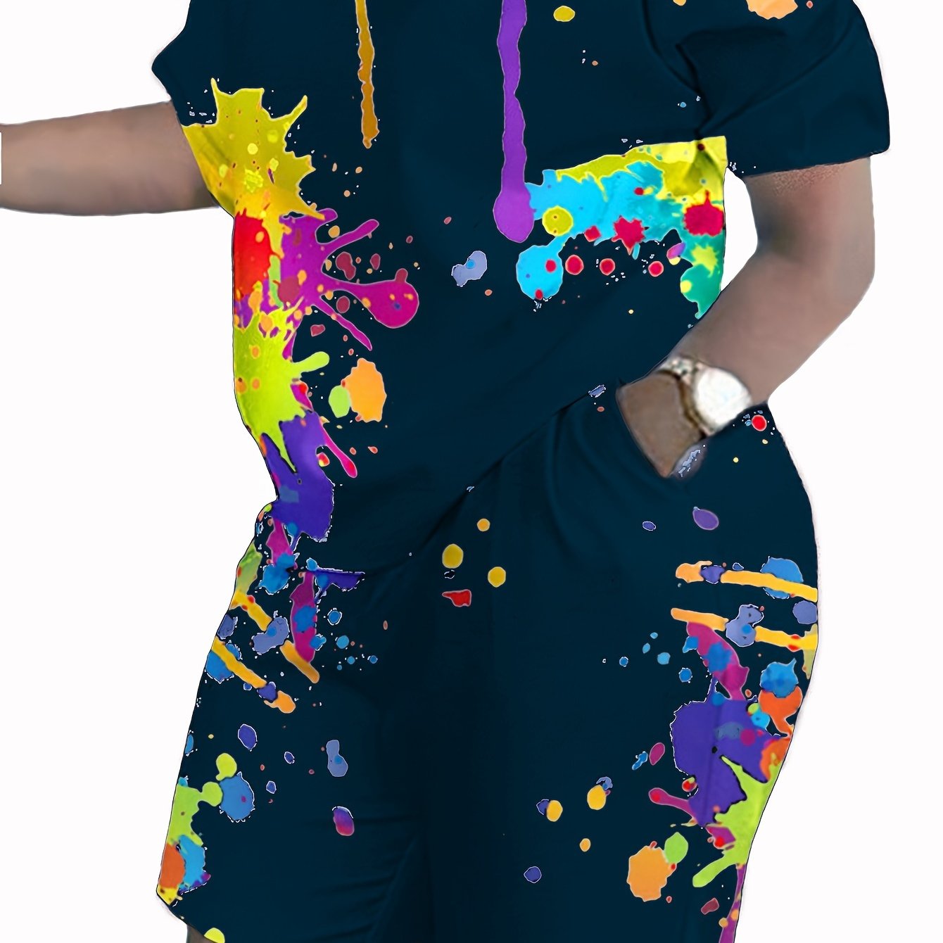 Ayollar uchun katta bosma tasodifiy ikki qismli to'plam