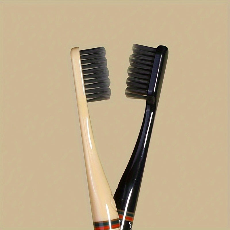 6-Pack Soft Bristle Toothbrush Set for Adults Travel and Home Oral Care