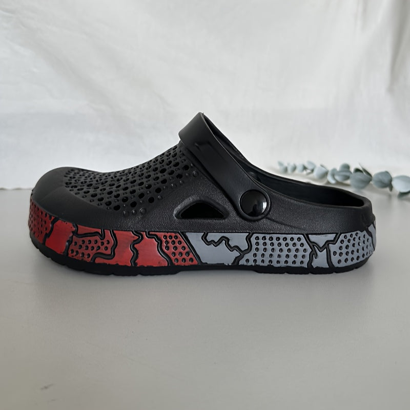 Женские дышащие шлепанцы из EVA двухцветные с вентиляцией, повседневная обувь