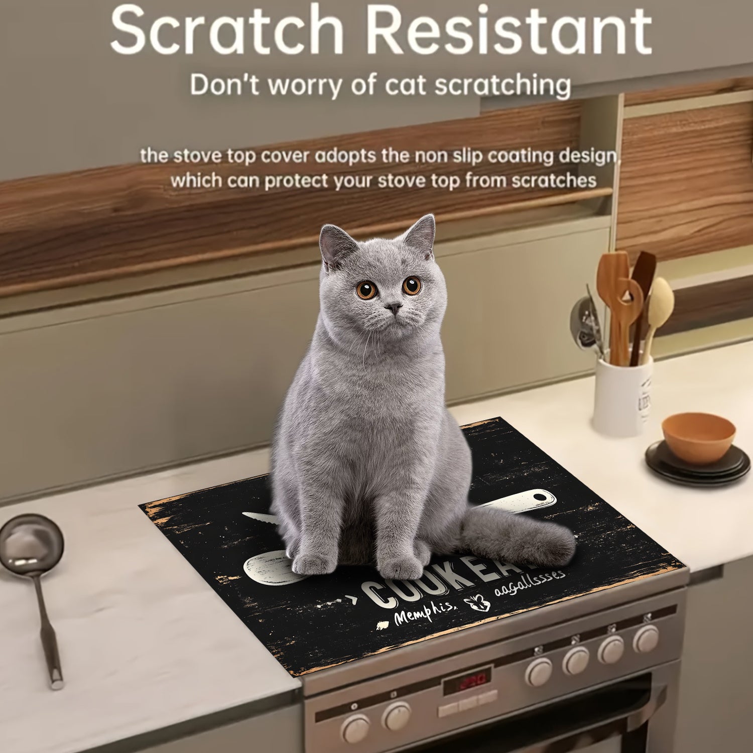 Rezina oshxona plitkasi himoya yostiqlari issiqlikka chidamli, sirg‘almas, chizishga qarshi, oson tozalanadi