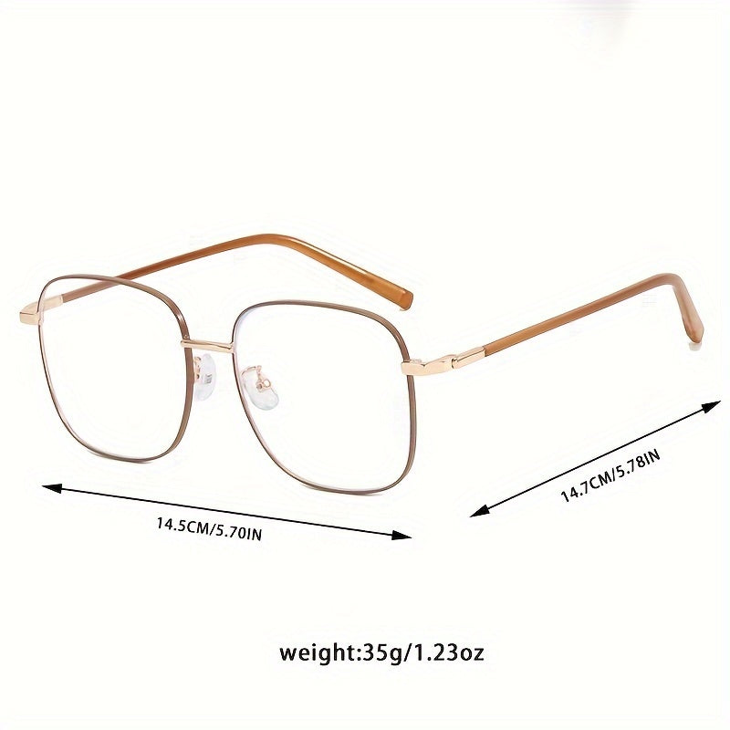 Ayollar uchun katta ramkali retseptli ko‘zoynaklar qisqa ko‘rish uchun yumshoq uslubda