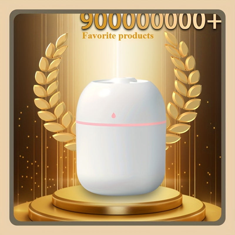 USB Powered Humidifier with Night Light for Bedroom and Office