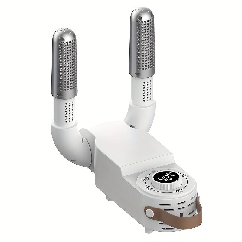 Portativ poyabzal qurituvchi va isituvchi, egiluvchan dizayn, hidni yo'q qiladi, Evropa standartidagi rozetka, batareyalar talab qilinmaydi.