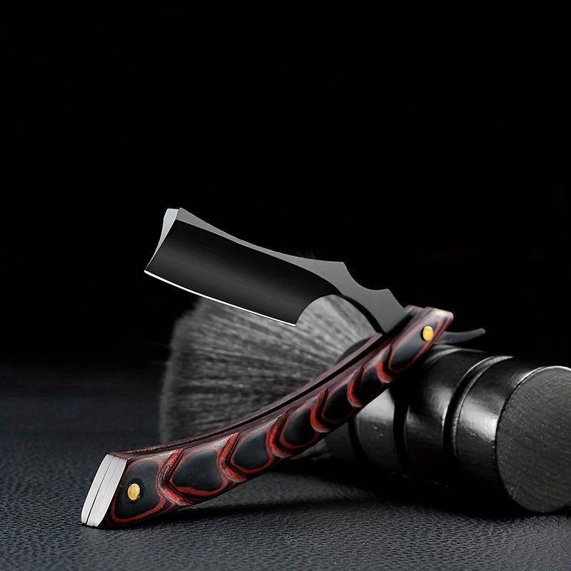 Men's Vintage Manual Razor Beard Shaving Knife Hair Cutting Scraper