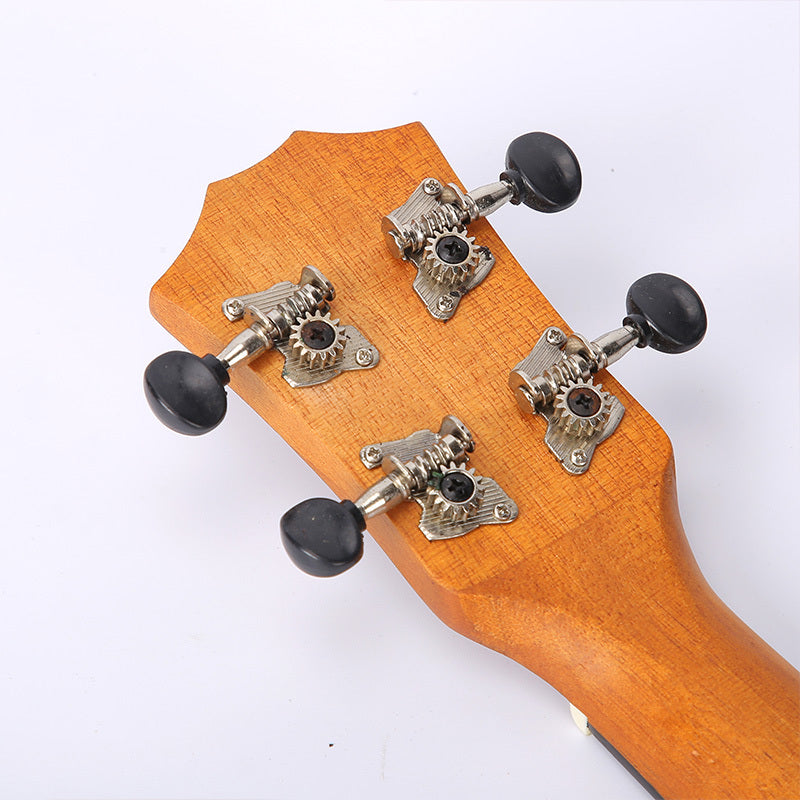 Сопрано укулеле мини-гитара из махагони и ели 21/26 дюймов, гавайский музыкальный подарок