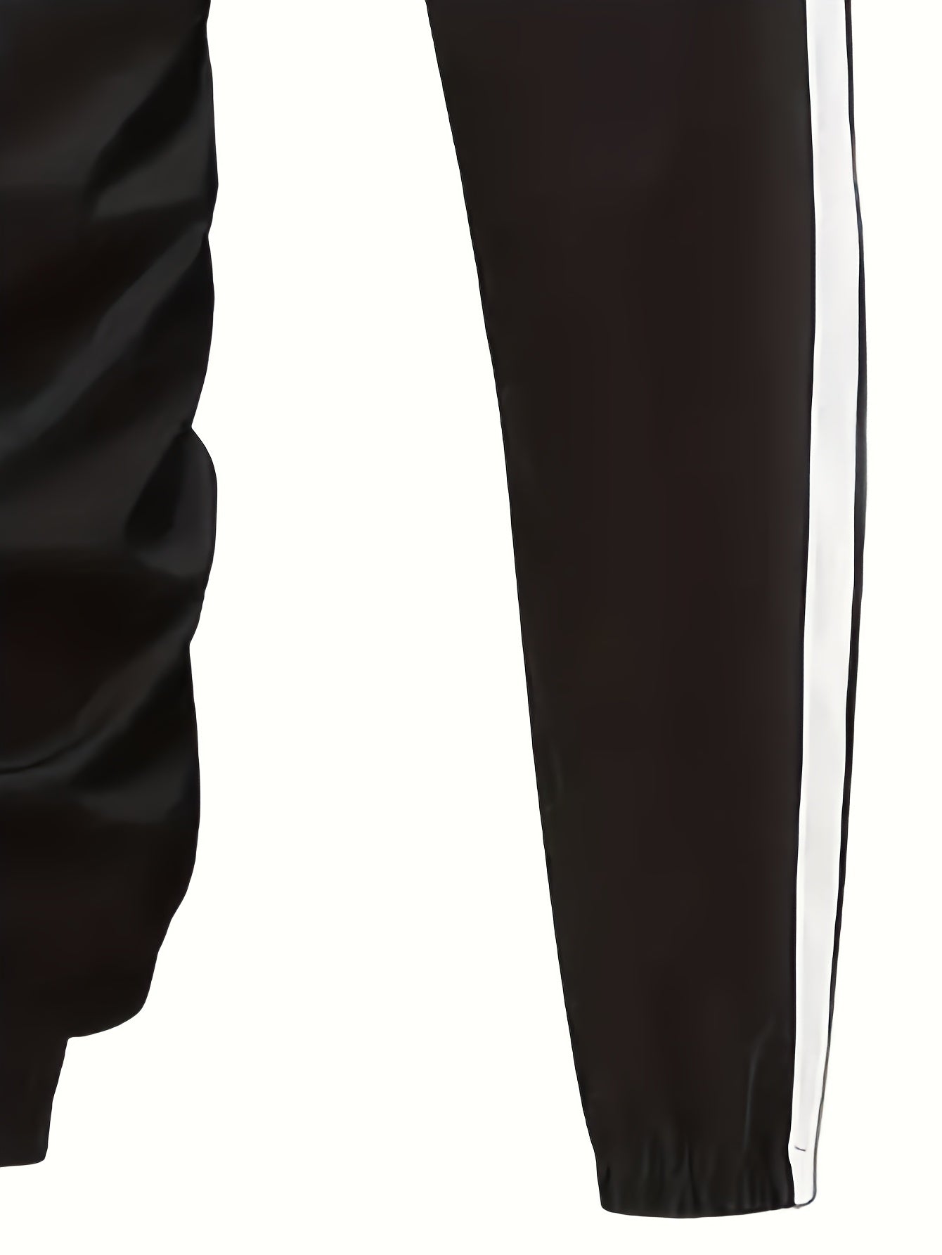 Men's Casual Sports Suit Woven Fabric Color Block Hooded Polyester