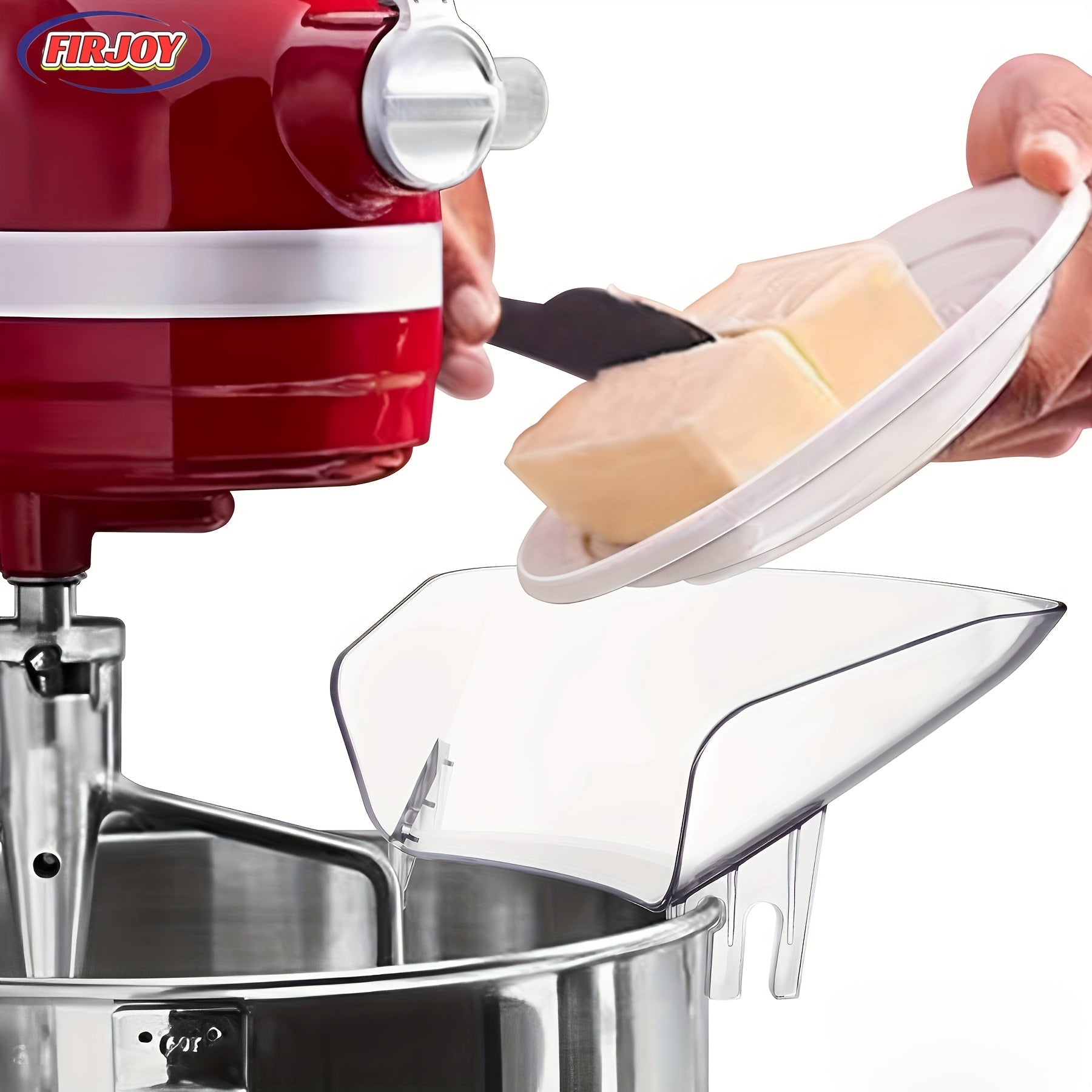 Adjustable Mixer Pouring Chute No-Mess Kitchen Gadget for Baking and Cooking