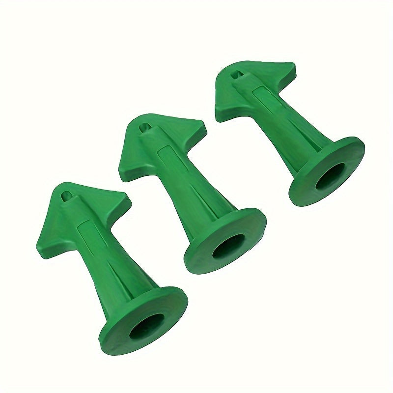 3pcs Green Plastic Grout Sealant Nozzles for Tile Joints and Floor Cleaning