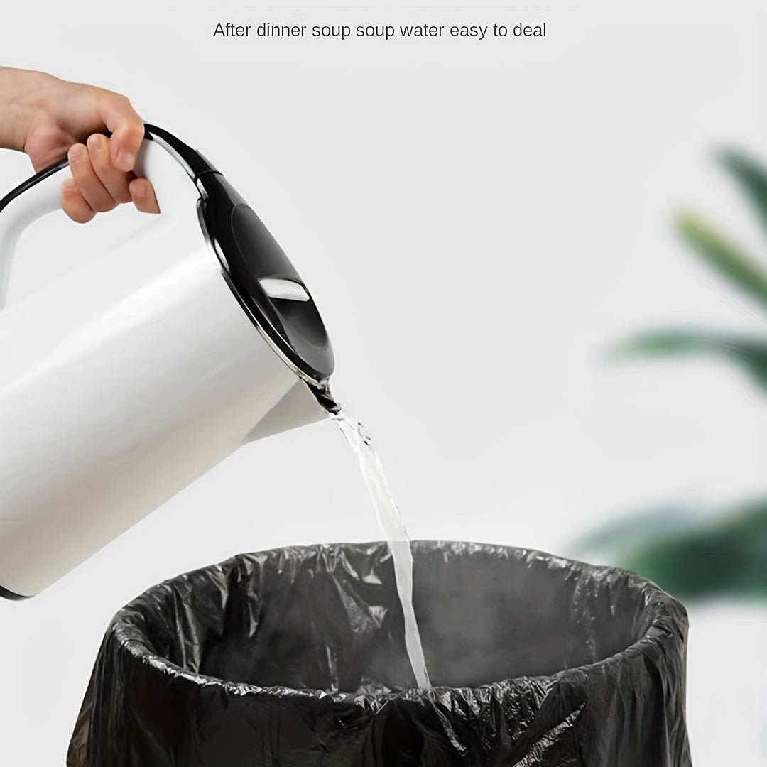 100 Black Garbage Bags 180g Heavy Duty Trash Bags for Home Office Car