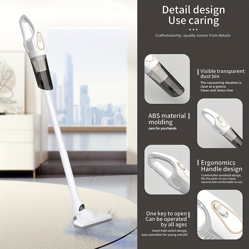 Wireless Handheld Vacuum Cleaner with Long Battery Life and Multi-Surface Filtration