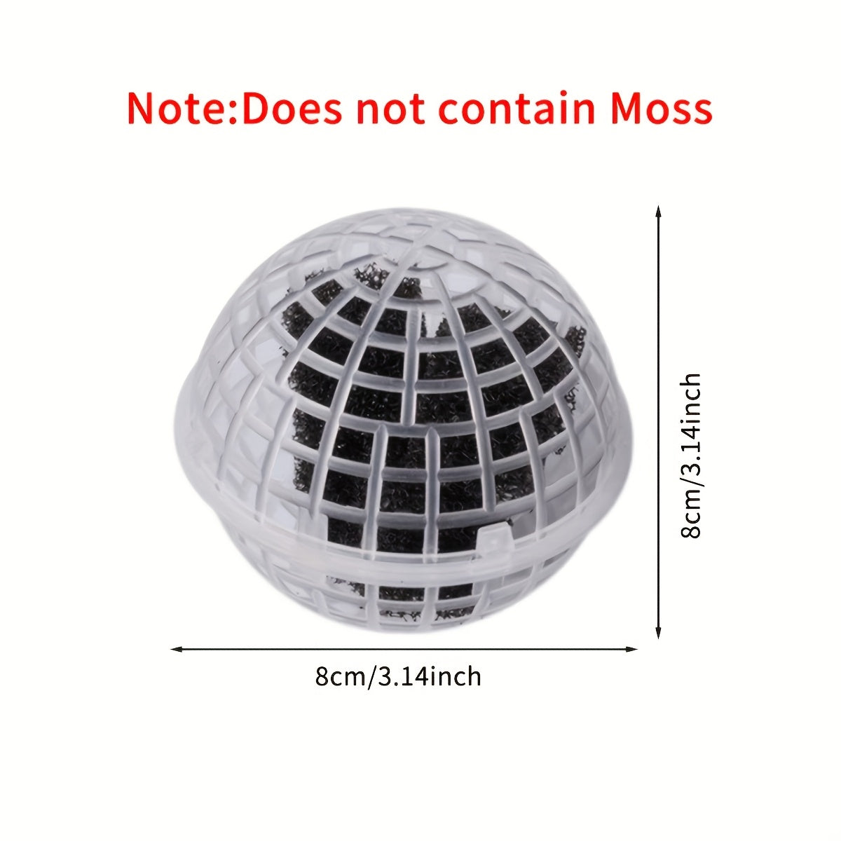 4pcs Moss Ball Holders for Fish Tank Decor High-Index Plastic Aquarium Accessories