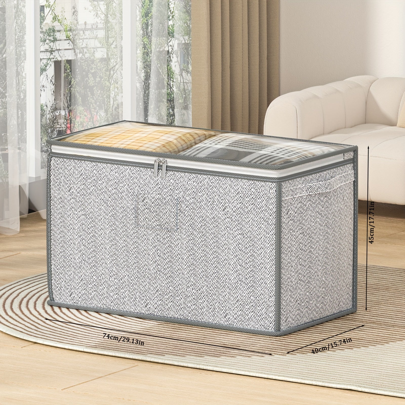 Большая вместимость сумки для хранения, складная, из нетканого материала, для одежды, игрушек, одеял и подарков