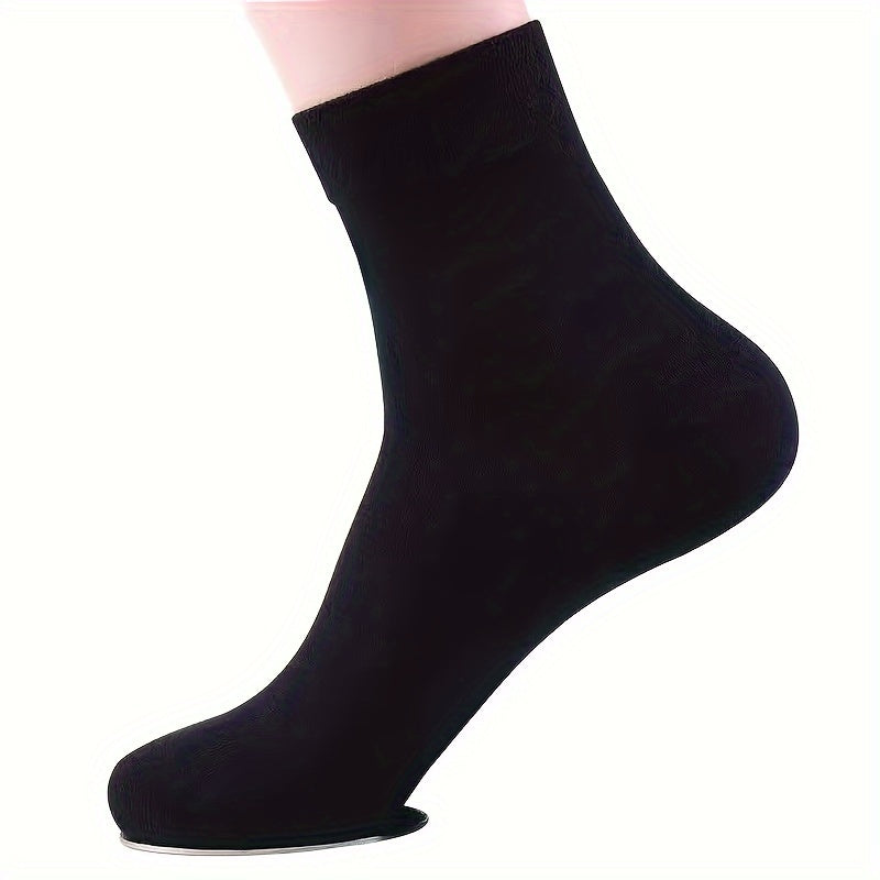 Unisex Diabetic Socks 10 Pairs Breathable Polyester Spandex Elastic Knit for Elderly