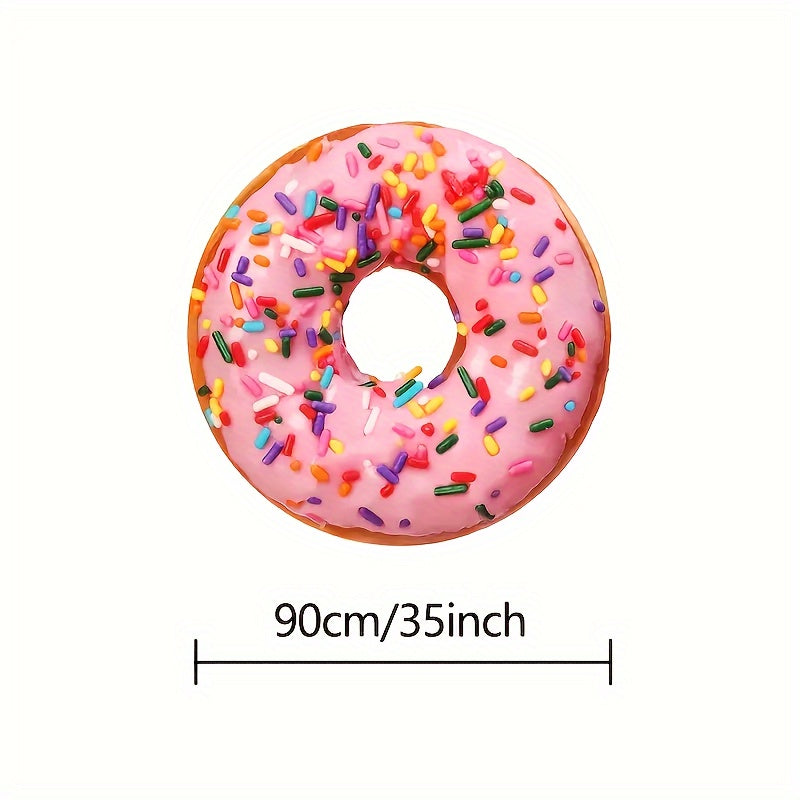 Hilarious Food Print Round Blanket for Couch, Travel, and Gift