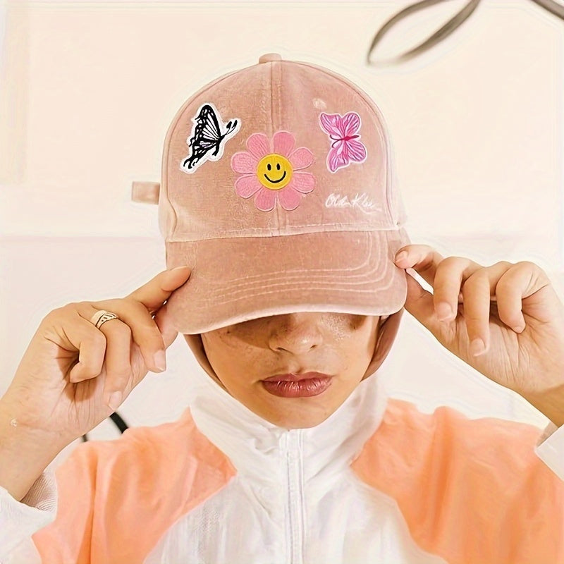 Набор из 15/16 розовых термопатчей с вышивкой для девочек, подходящих для пришивания на одежду, куртки, джинсы, рюкзаки и шляпы.