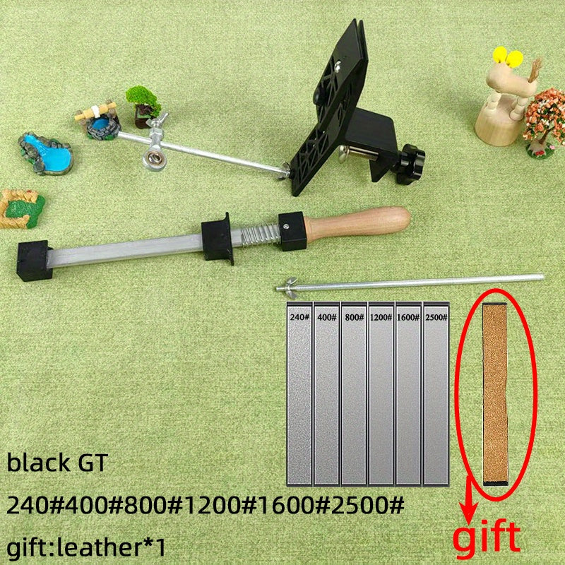 Kitchen Sharpener with Fixed or Adjustable Angles for Fast, Easy Sharpening