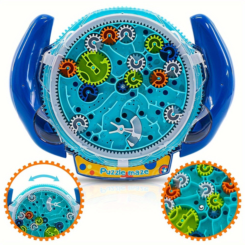 Educational Toy Gear Maze with 24 Levels ABS Blue for Ages 6+
