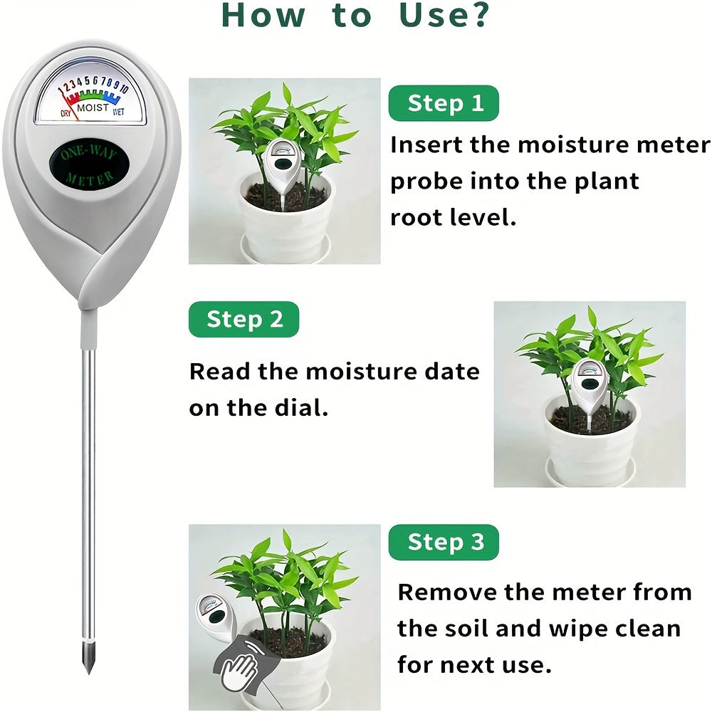 Indoor Plant Soil Test Kit with Humidity Meter and Water Meter