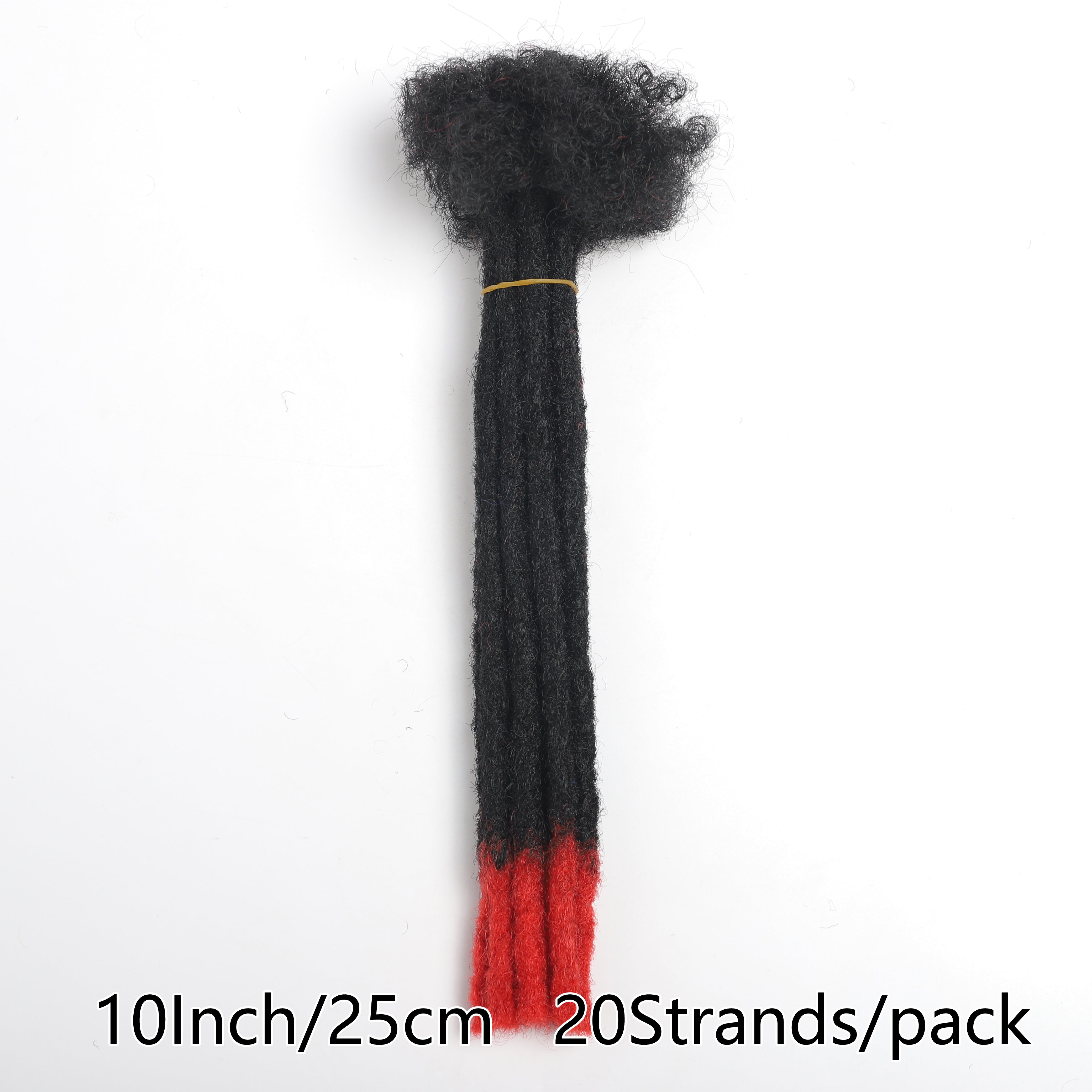 10-Inch Synthetic Loc Dreadlocks Extensions 20 Strands Afro Kinky Style