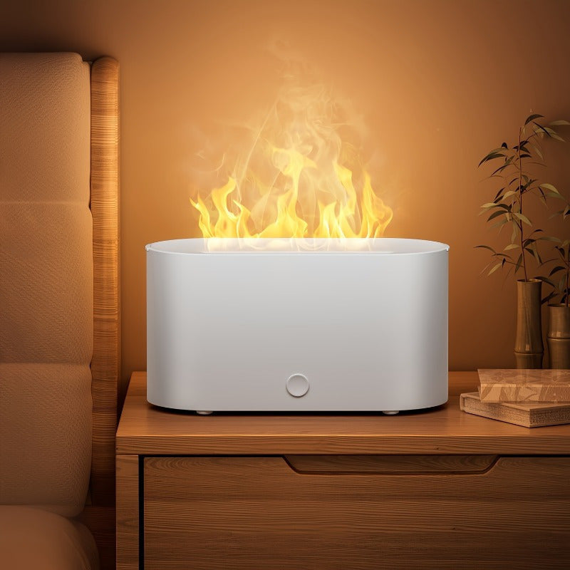 Universal qora USB namlagich va aroma diffuzor va muhit yoritgichi