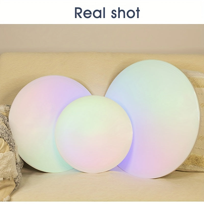 RGB Smart Ceiling Light with Adjustable Color Temperature Dimmable LED Indoor Lighting for Living Rooms and Bedrooms