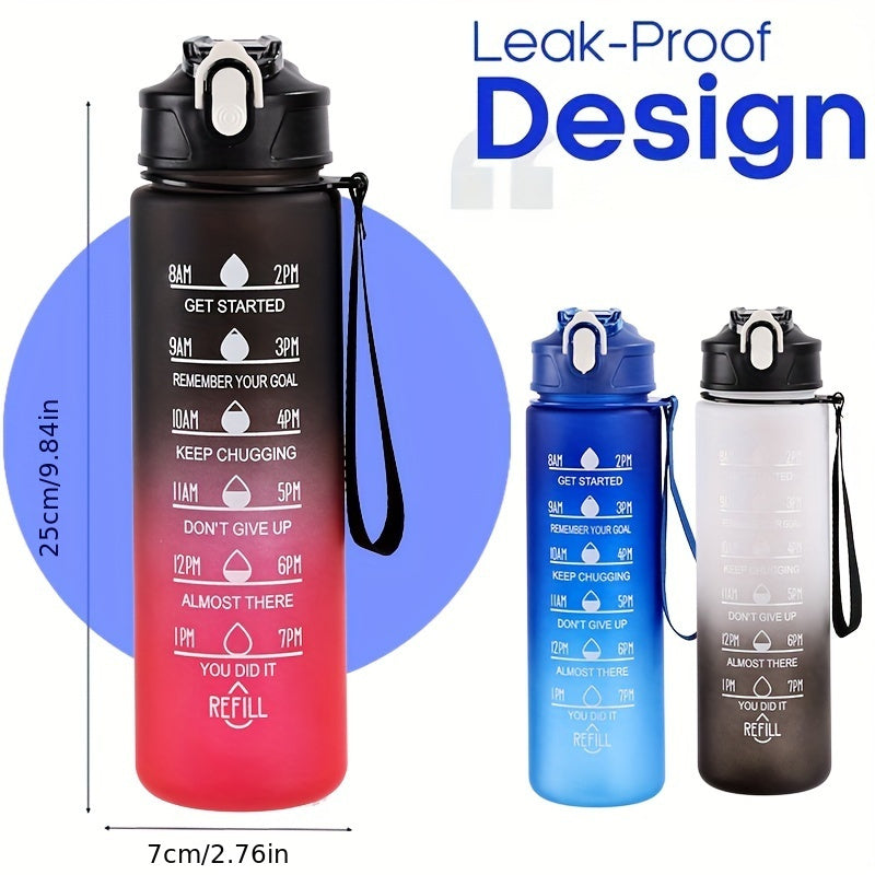 1L Motivational Water Bottle for Outdoor Activities and Gifts