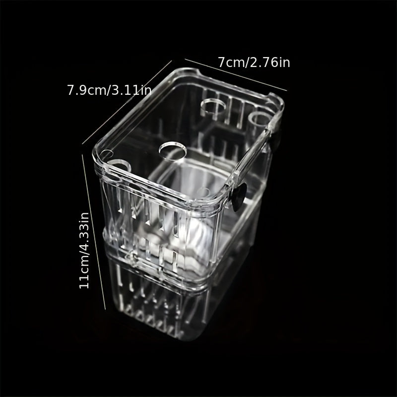 Acrylic Fish Tank Breeding Box Incubator Isolation Tank for Fish Breeding and Incubation