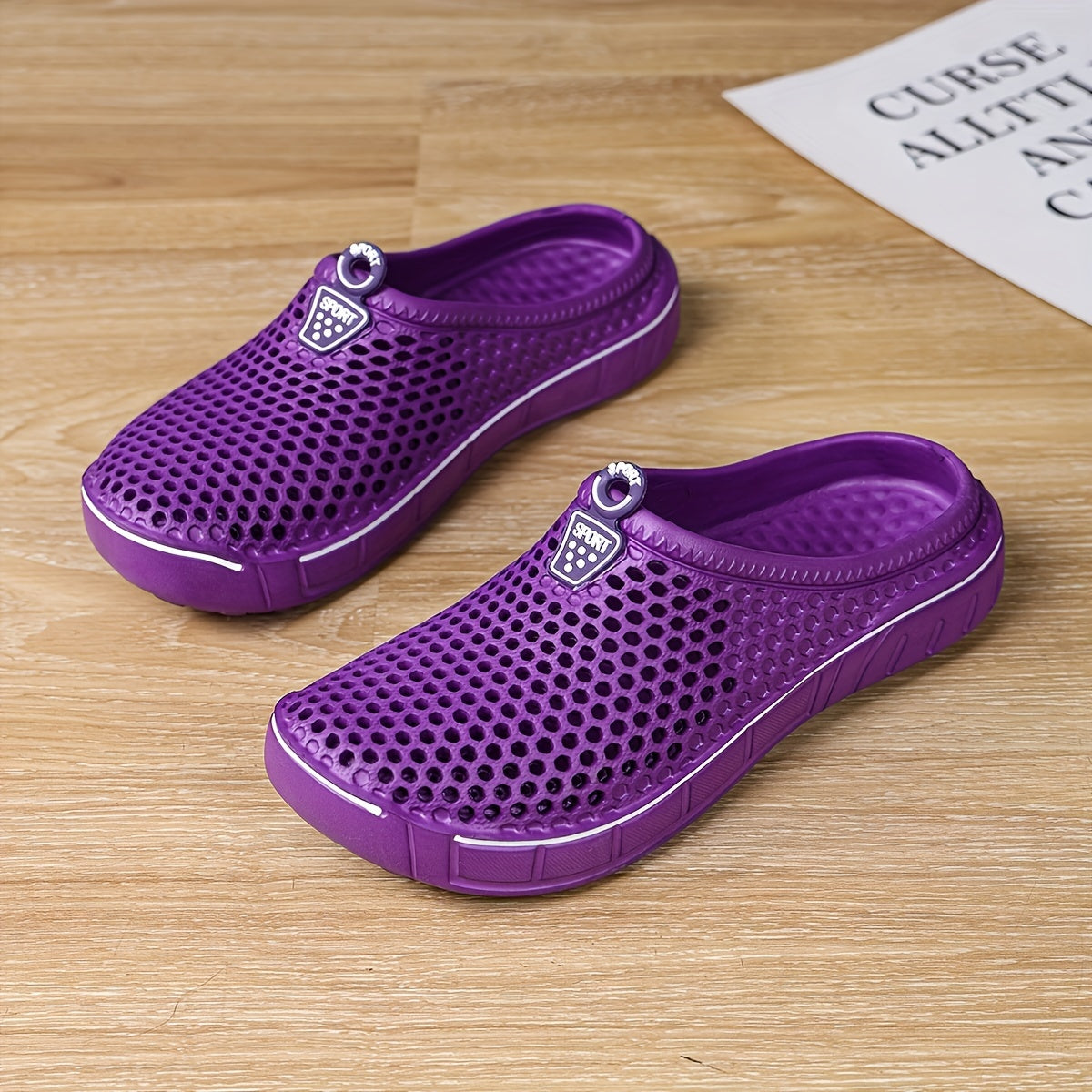 Women's Hollow Design Beach Shoes Ultra-Light Quick-Drying Garden Footwear