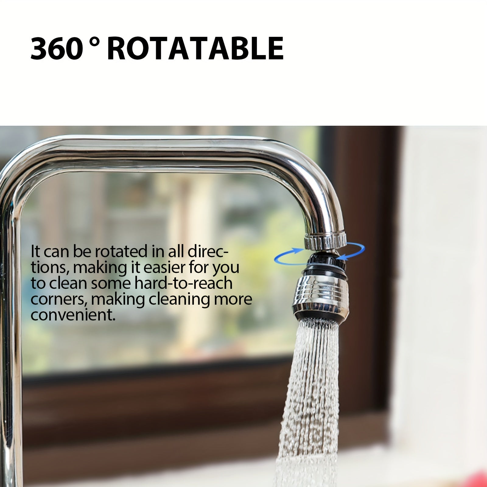 Universal Pressurized Stainless Steel Shower Head for Bathroom, RV, Kitchen