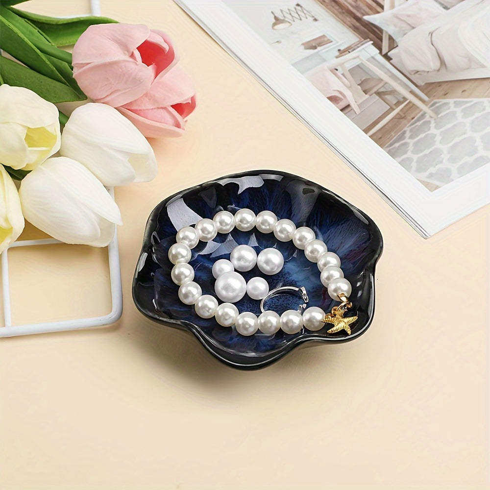 Маленькая керамическая подставка для украшений для хранения и домашнего декора