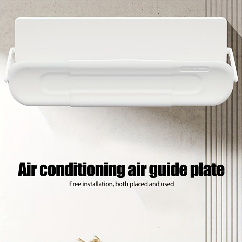 Adjustable Air Conditioner Deflector Wall Mount No Power Universal Ventilation Plate