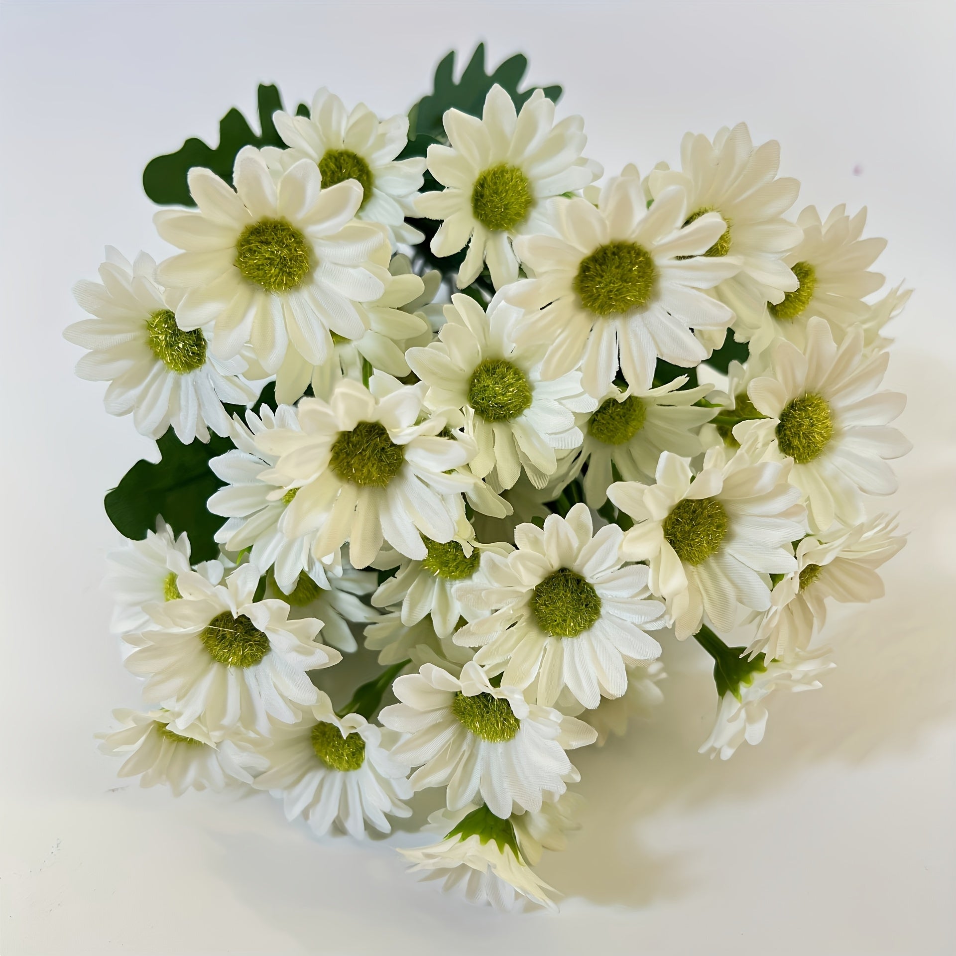 Artificial Plastic Daisy Flowers UV Resistant for Home Decor Tabletop Arrangements Spring Occasions