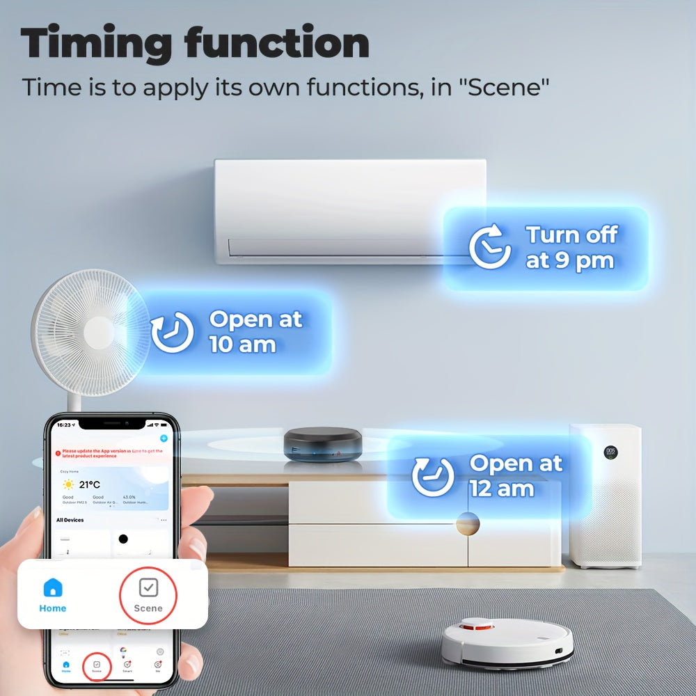 Universal WiFi Infrared Remote Control for Smart Home Devices TV and AC Voice Control Compatible with Alexa Google Assistant