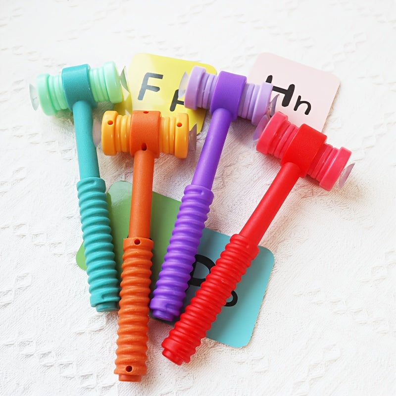 Dual-Sided Suction Cup Hammer for Educational Phonics Word Cards Classroom Learning Toy
