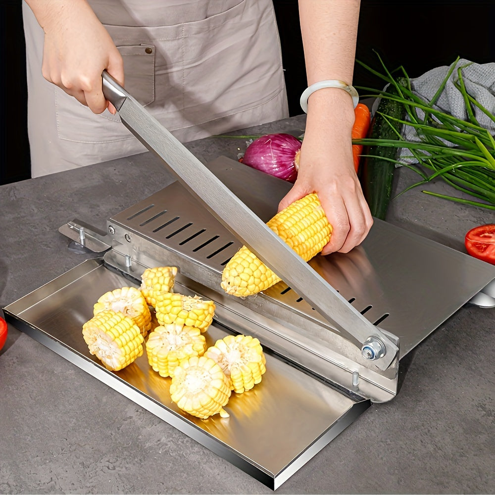 Large Stainless Steel Manual Mandoline Slicer 27cm Vegetable Fruit Meat Cutter